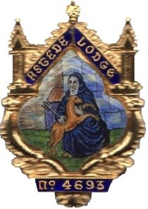 A reproduction of The Astede Lodge Past Masters Jewel