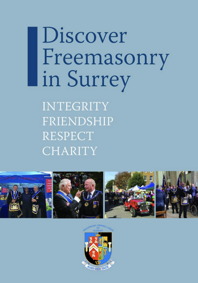Surrey Discover Freemasonry booklet